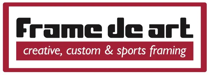 Logo for Frame De Art Custom Framing, creative, custom, sports framing in Denver